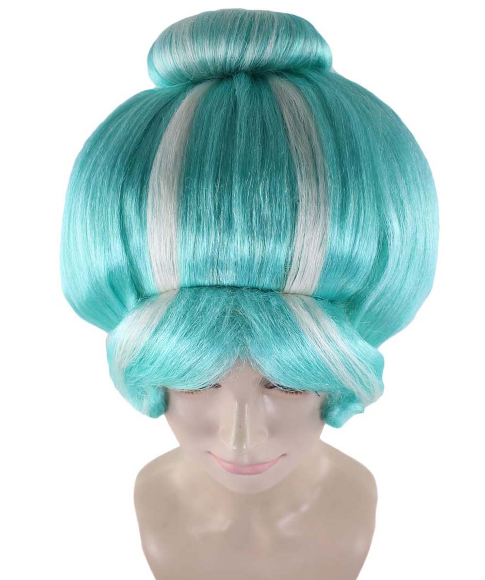 Light Blue Troll Grandma Wig