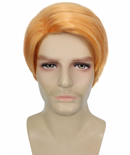 Orange Mens Multiple Colors Celebrity Singer Wig