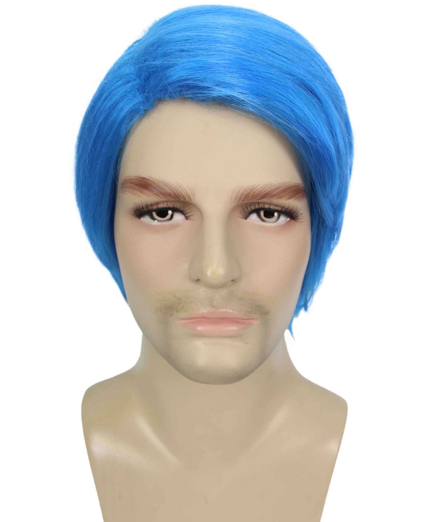 Blue Multiple Colors Celebrity Singer Wig