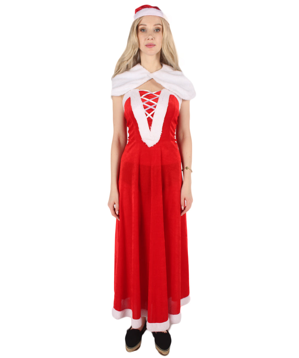 Luxury Miss Santa Costume