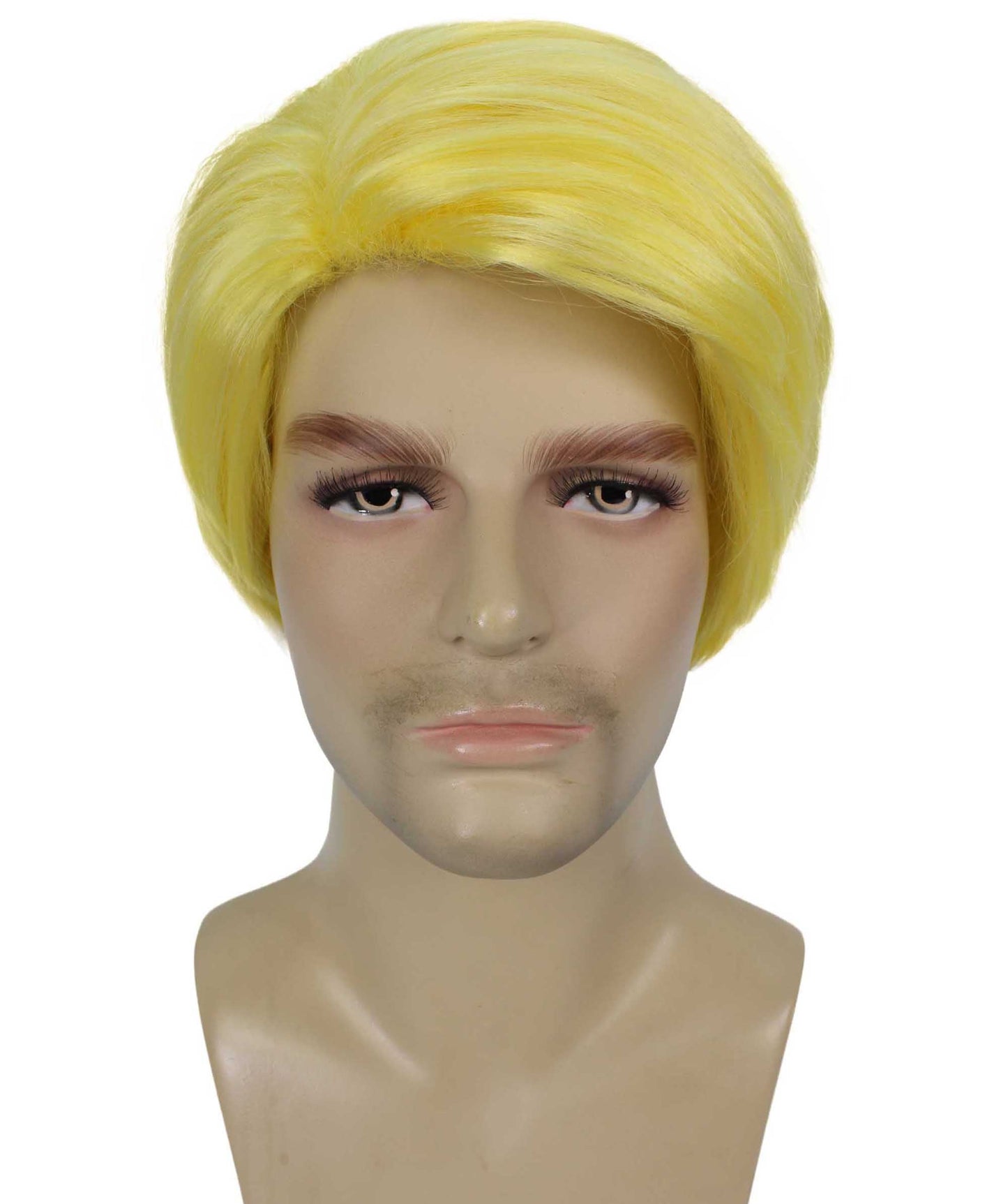 Yellow Multiple Colors Celebrity Singer Wig