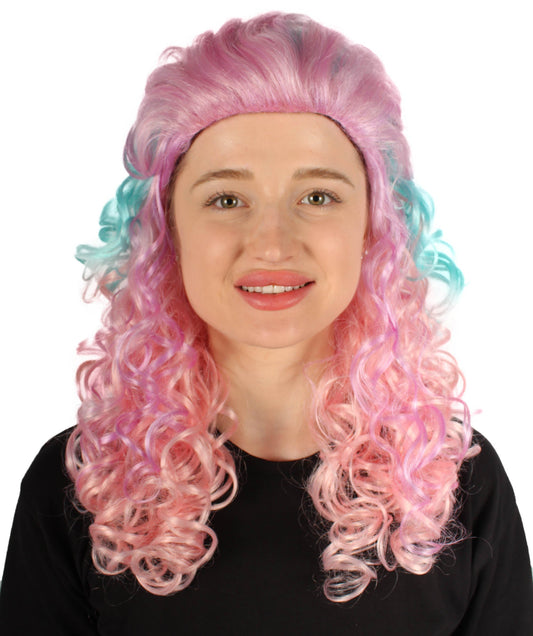 HPO Women's Long Curly Country Singer Wig | Multiple Color Options