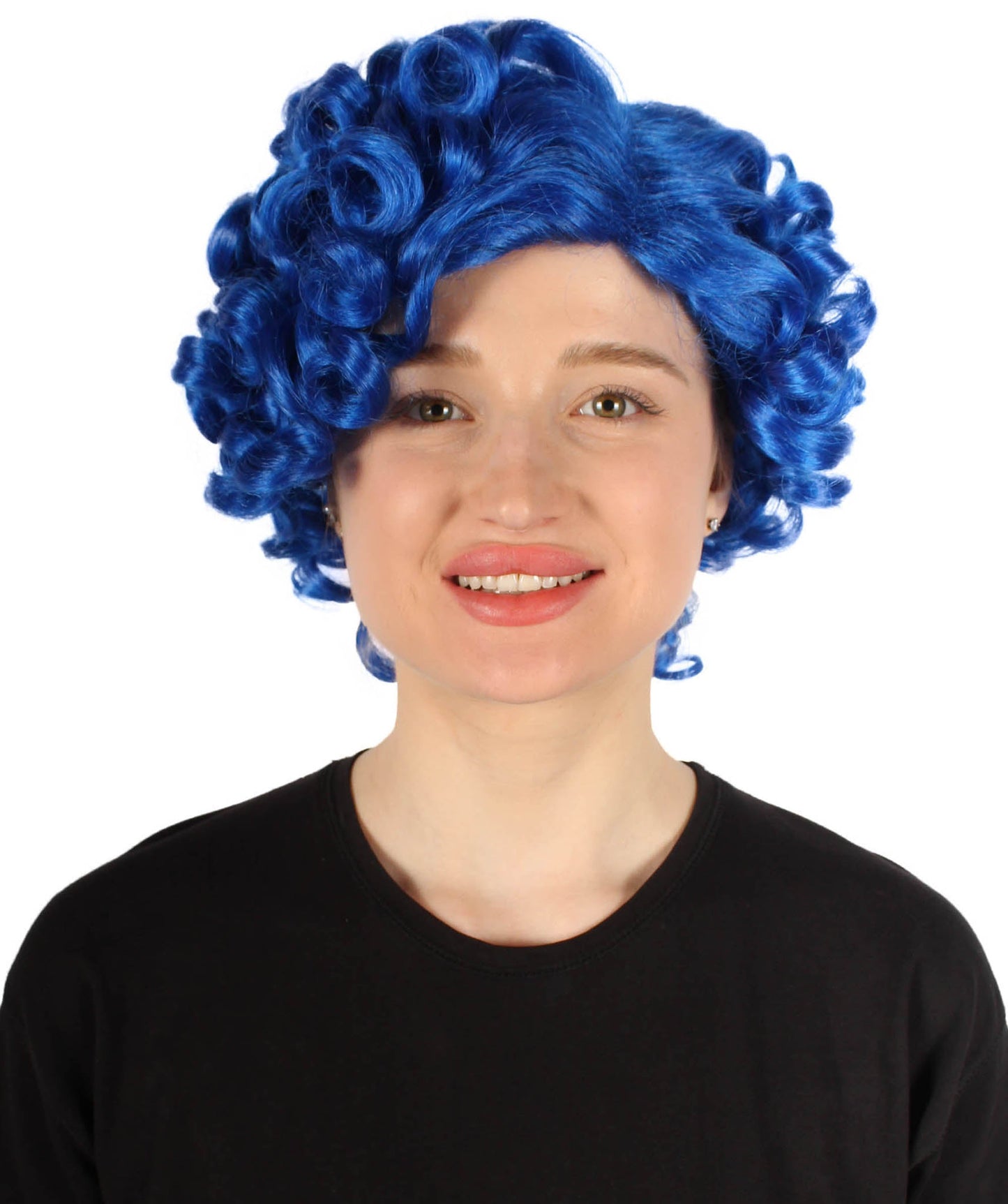 Doll Curly Womens Wig Collection | Character Fancy Halloween Wig | Premium Breathable Capless Cap | HPO