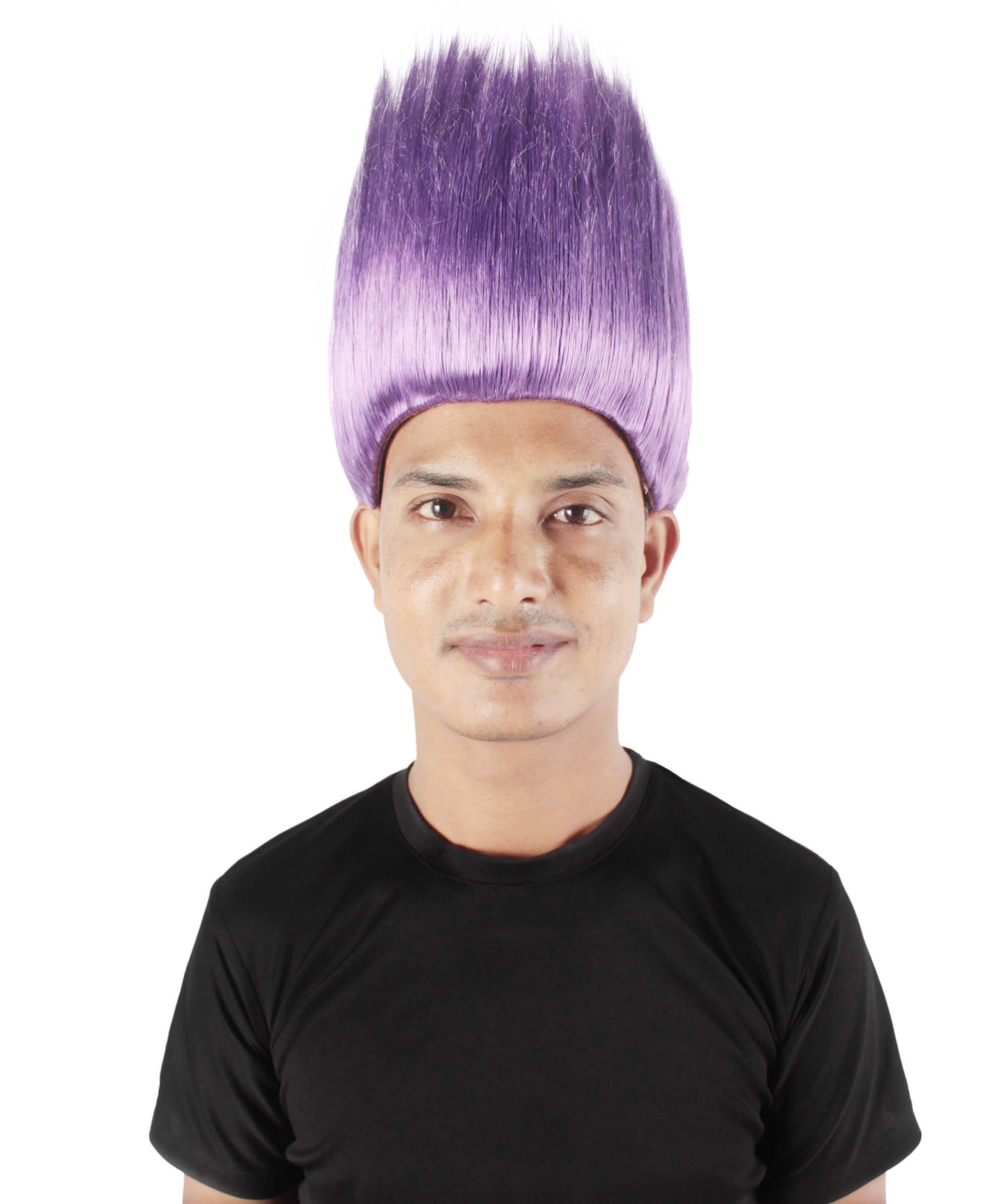 Adult Unisex Halloween Troll wig || Dark Purple