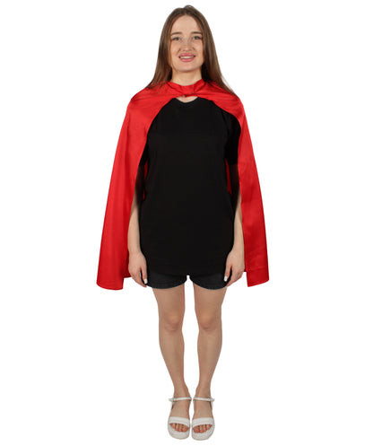 Red Child's Party Cape Costume