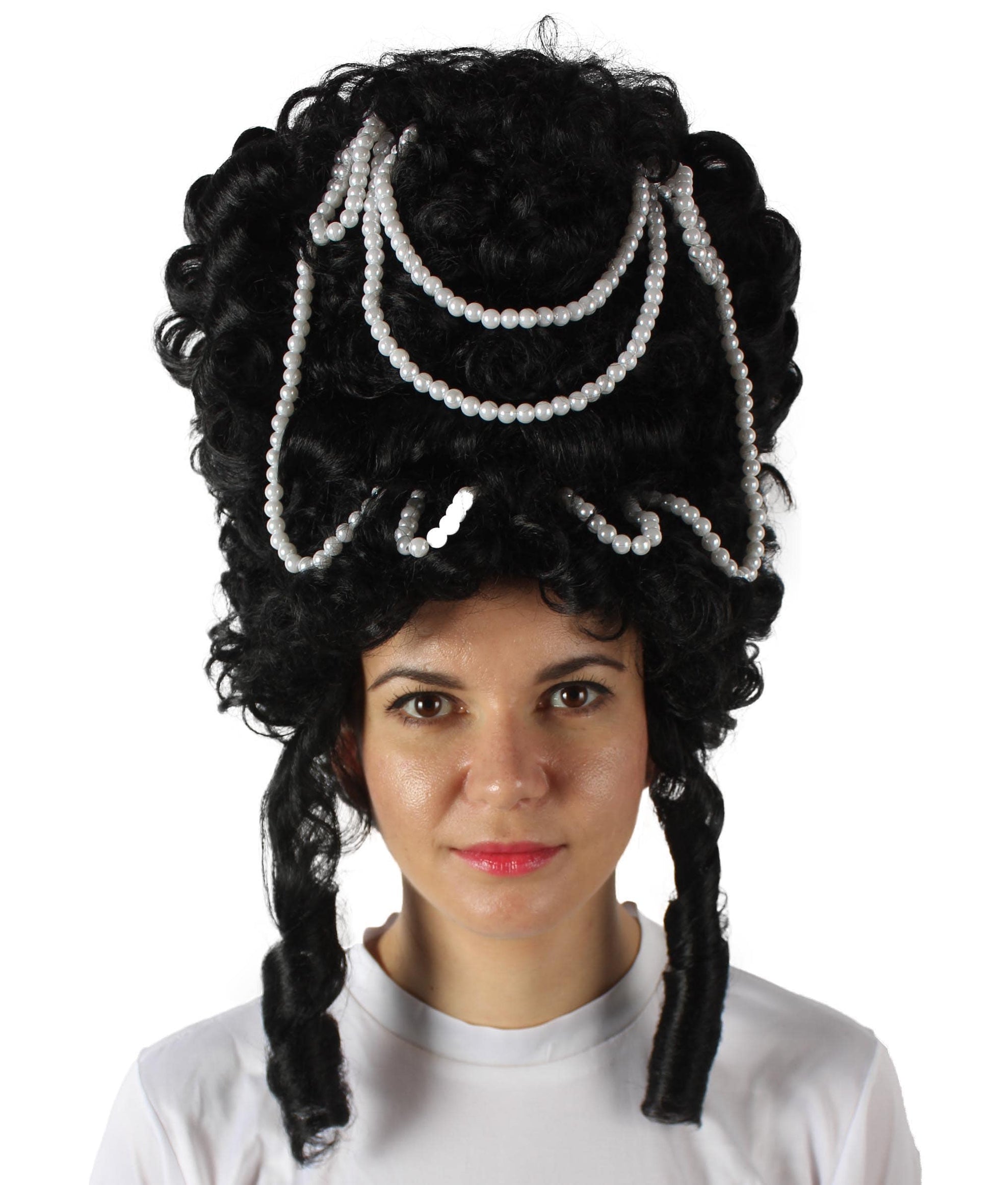 Black Baroque Marie Antoinette Wig