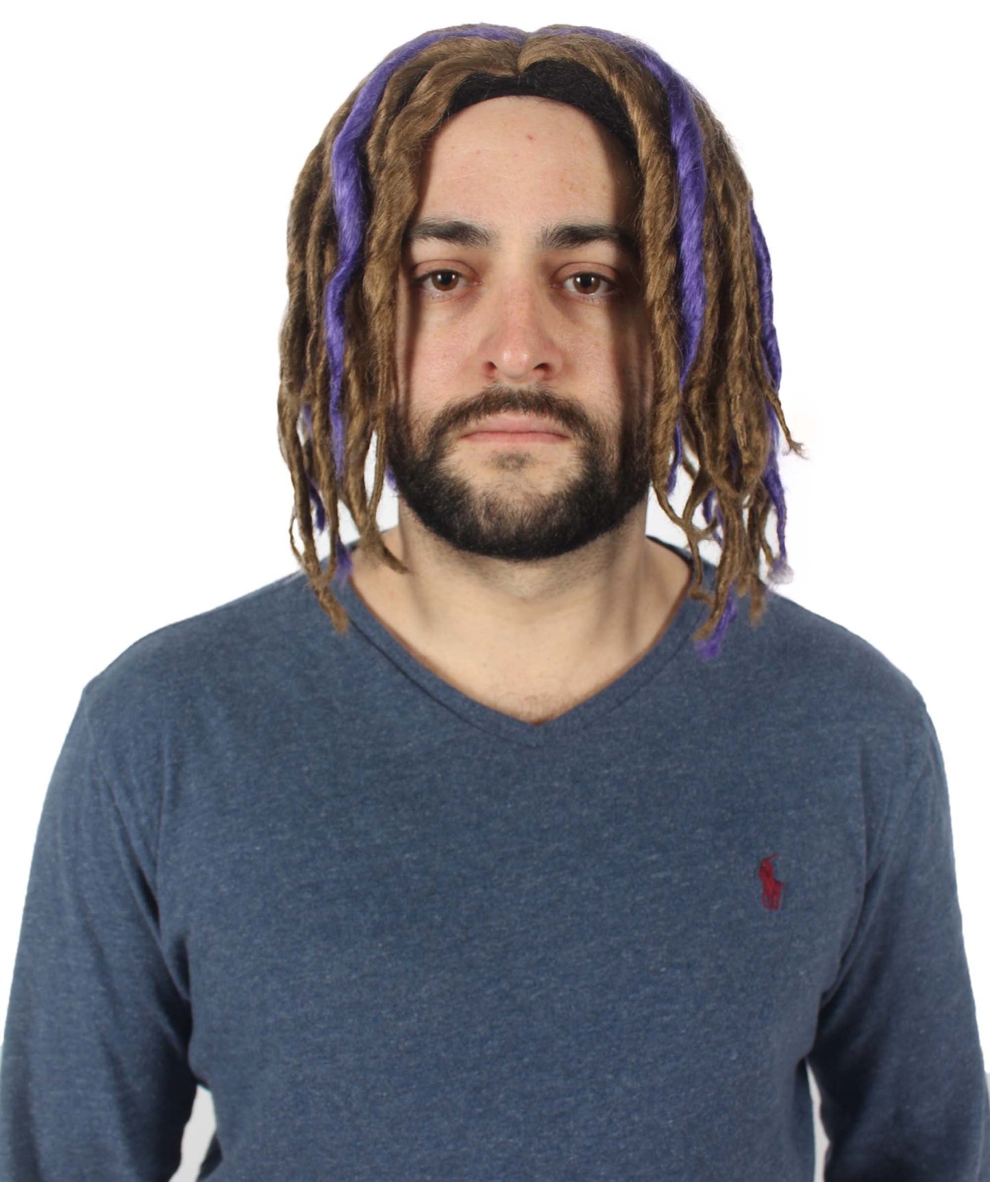 HPO  Men's Multiple Pump Hefner Rapper Dreadlock Wig