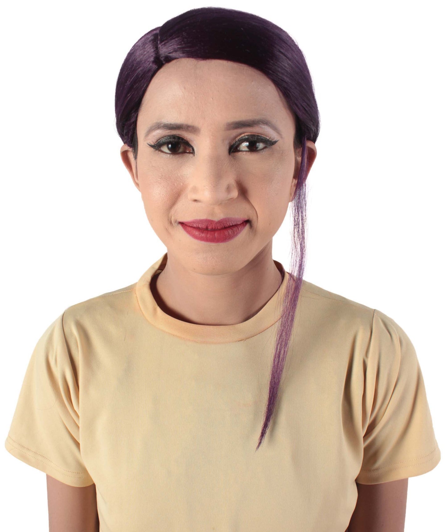 Dark Purple Premium Celebrity Wig