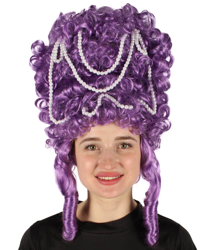 Dark Purple Baroque Marie Antoinette Wig