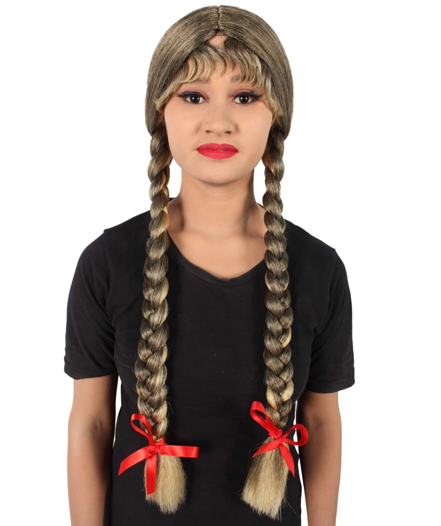 Mixed Blonde Multiple Colors Option Long Braided Wig