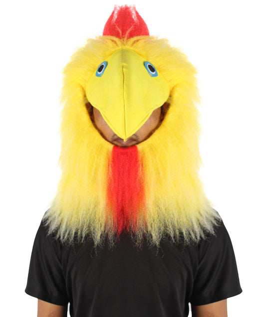 Yellow and Red Chicken Mask