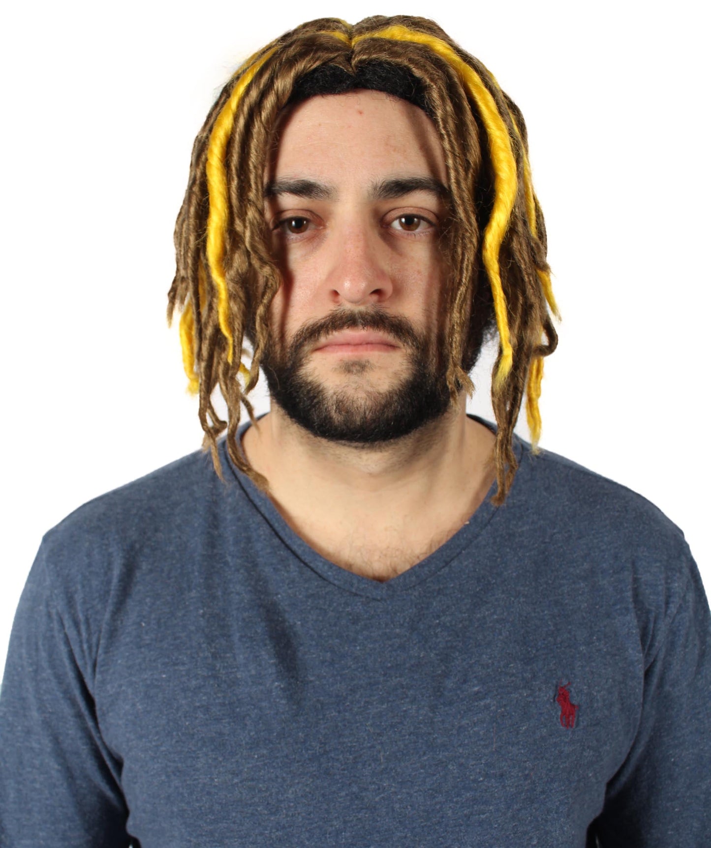 HPO  Men's Multiple Pump Hefner Rapper Dreadlock Wig