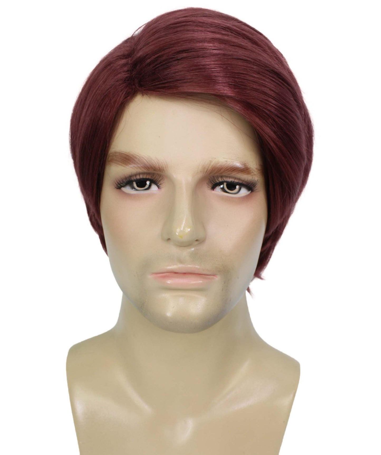 Burgundy  Mens Multiple Colors Celebrity Singer Wig