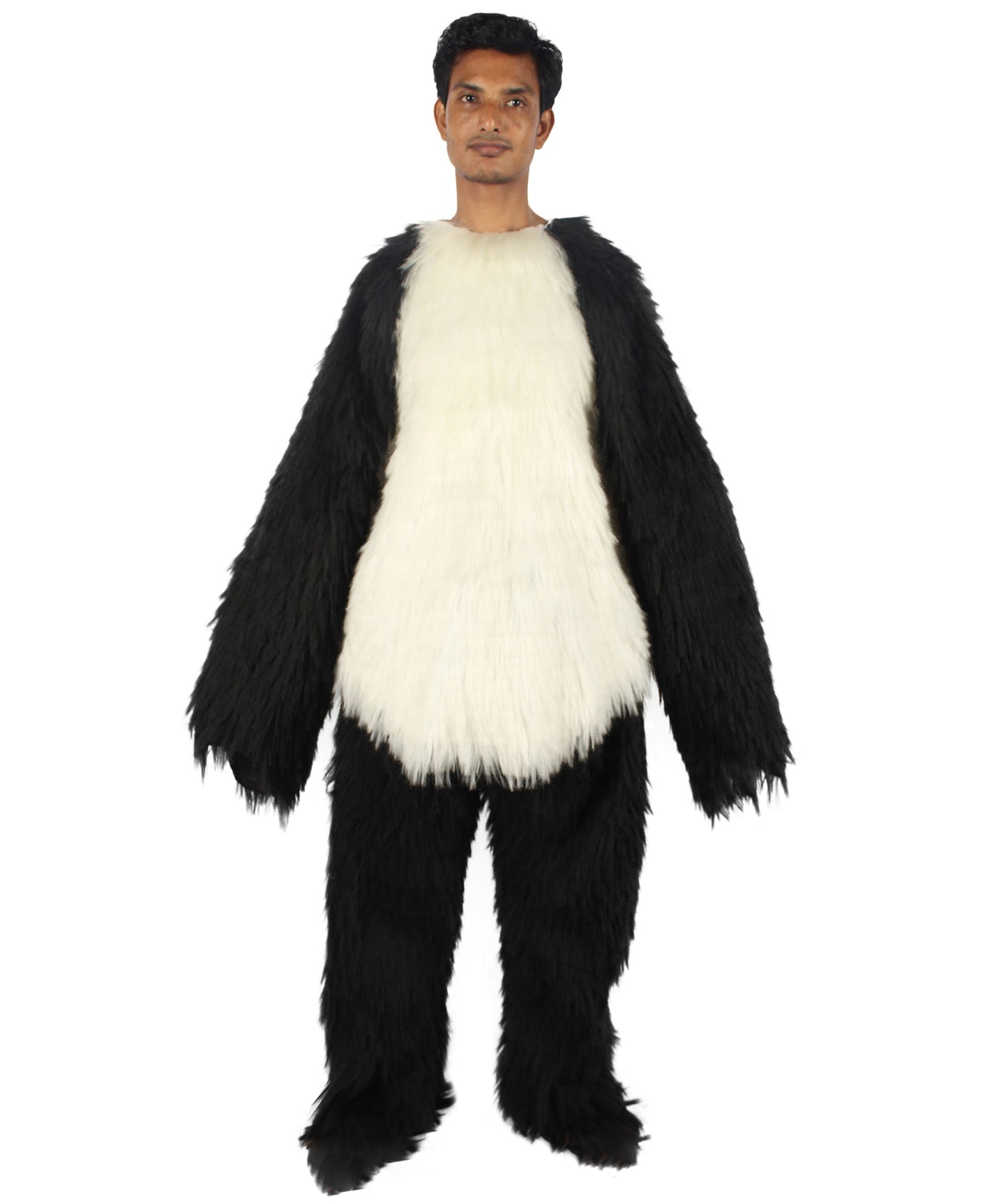 White and Black Panda Costume