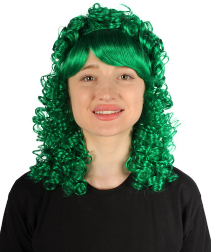 HPO Women's 80's Babe Doll Wig , Multiple Color Options