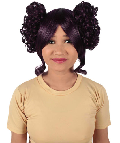 Dark Purple Candy Girl Wig