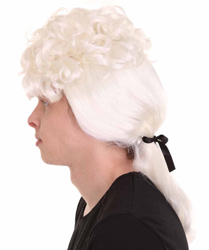 Colonial Historical Curly Wig