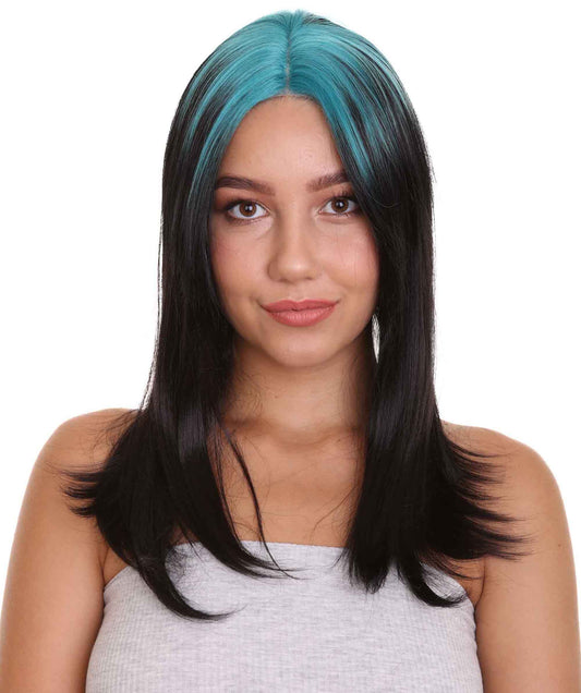 Black & Navy Blue Fashion Mullet