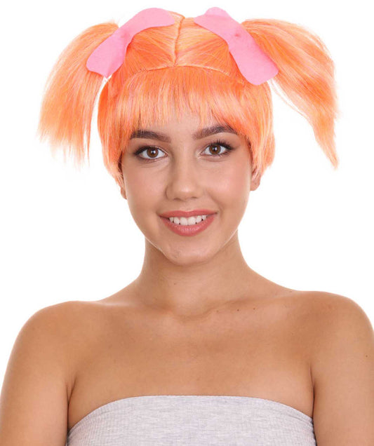 Orange Troll Wig