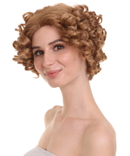 Doll Curly Womens Wig Collection | Character Fancy Halloween Wig | Premium Breathable Capless Cap | HPO