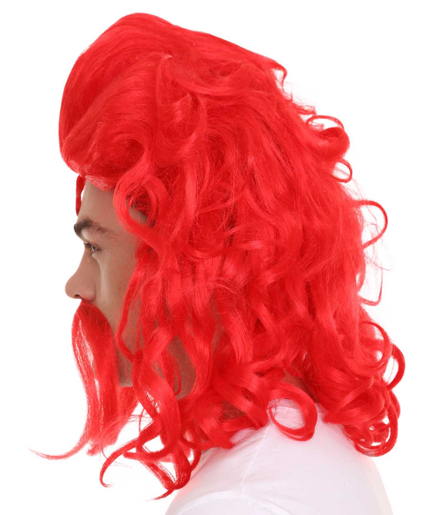 Handle Bar Mustache Smooth Wig