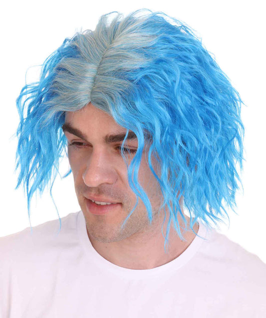 Cult Leader Blue Wig | TV/Movie Wigs | Premium Breathable Capless Cap