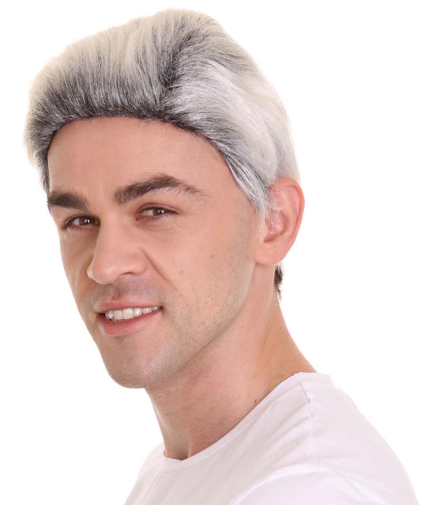 gray wigs for men