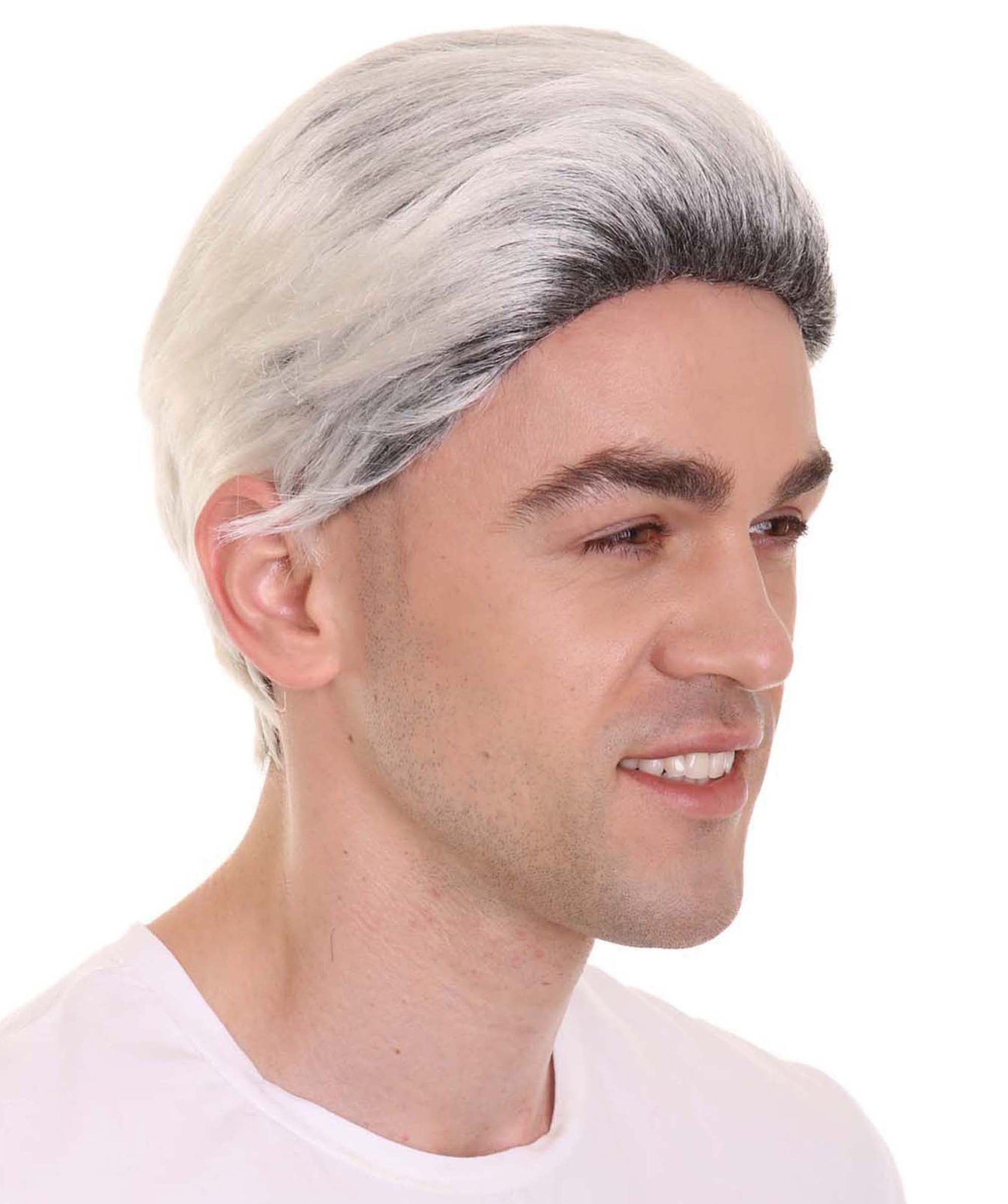 gray wigs for men