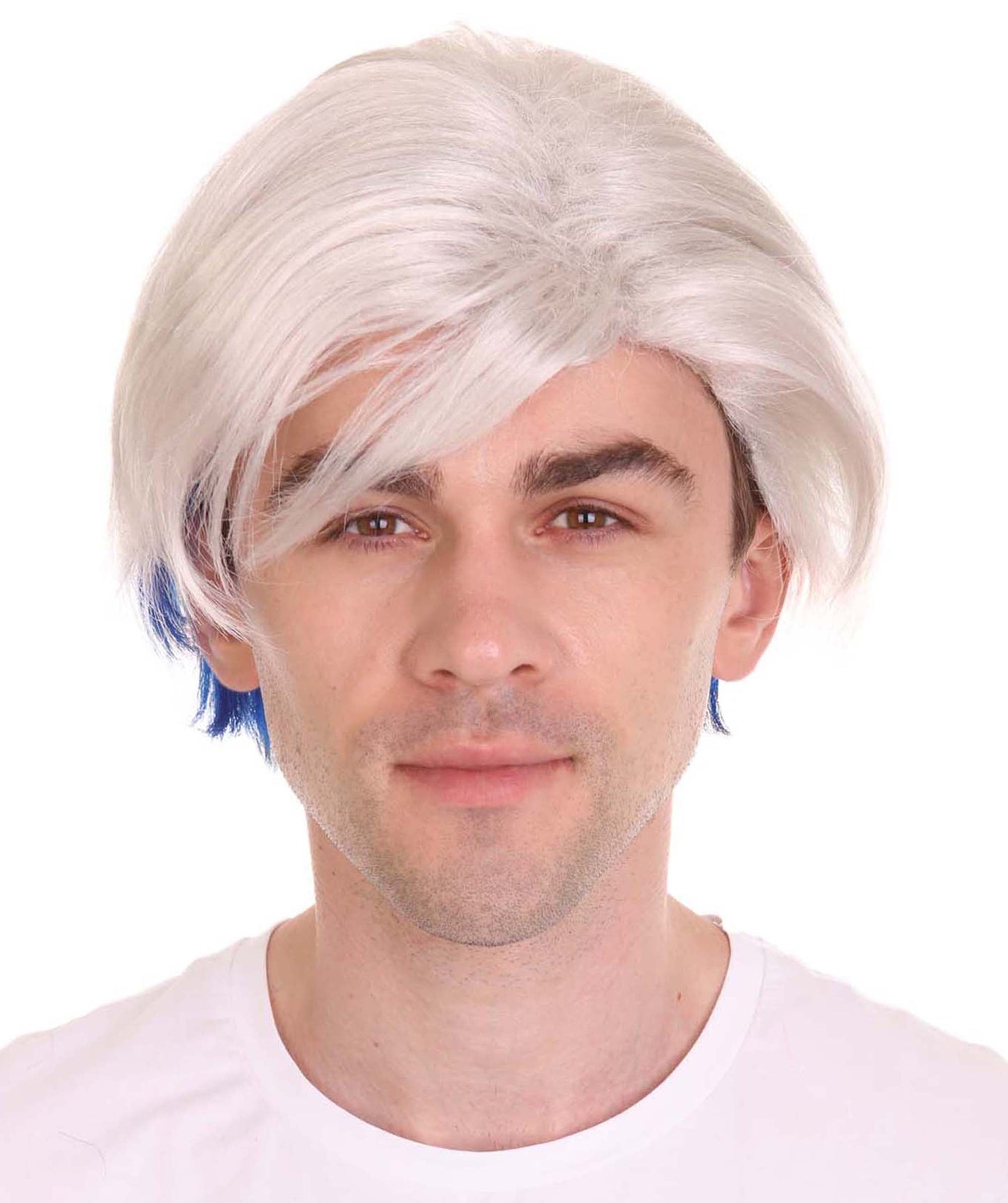 Silver Blue Wig