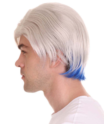 Silver Blue Wig