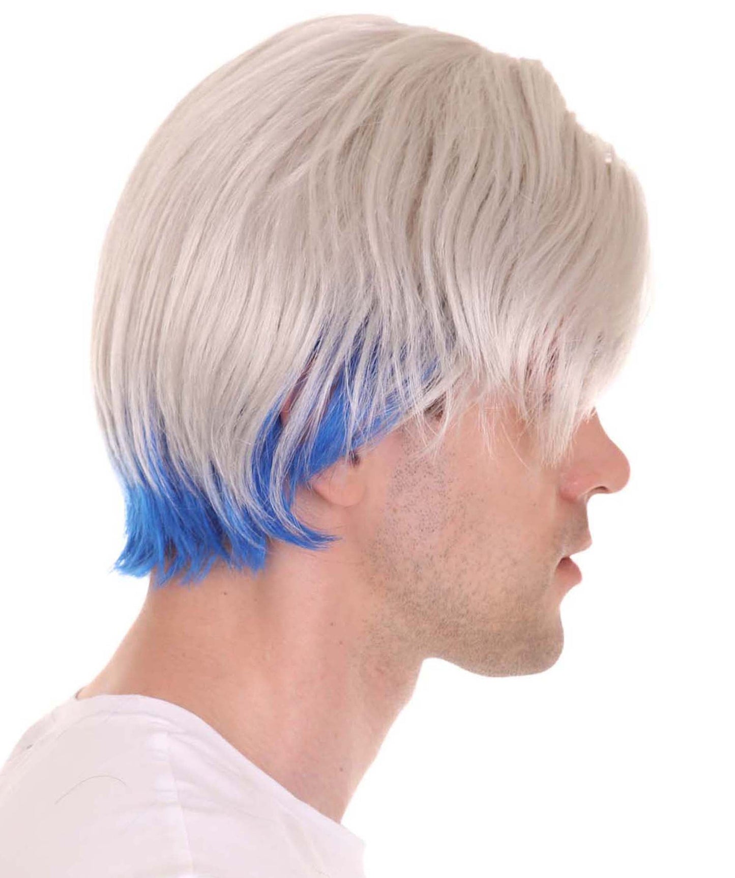 Silver Blue Wig