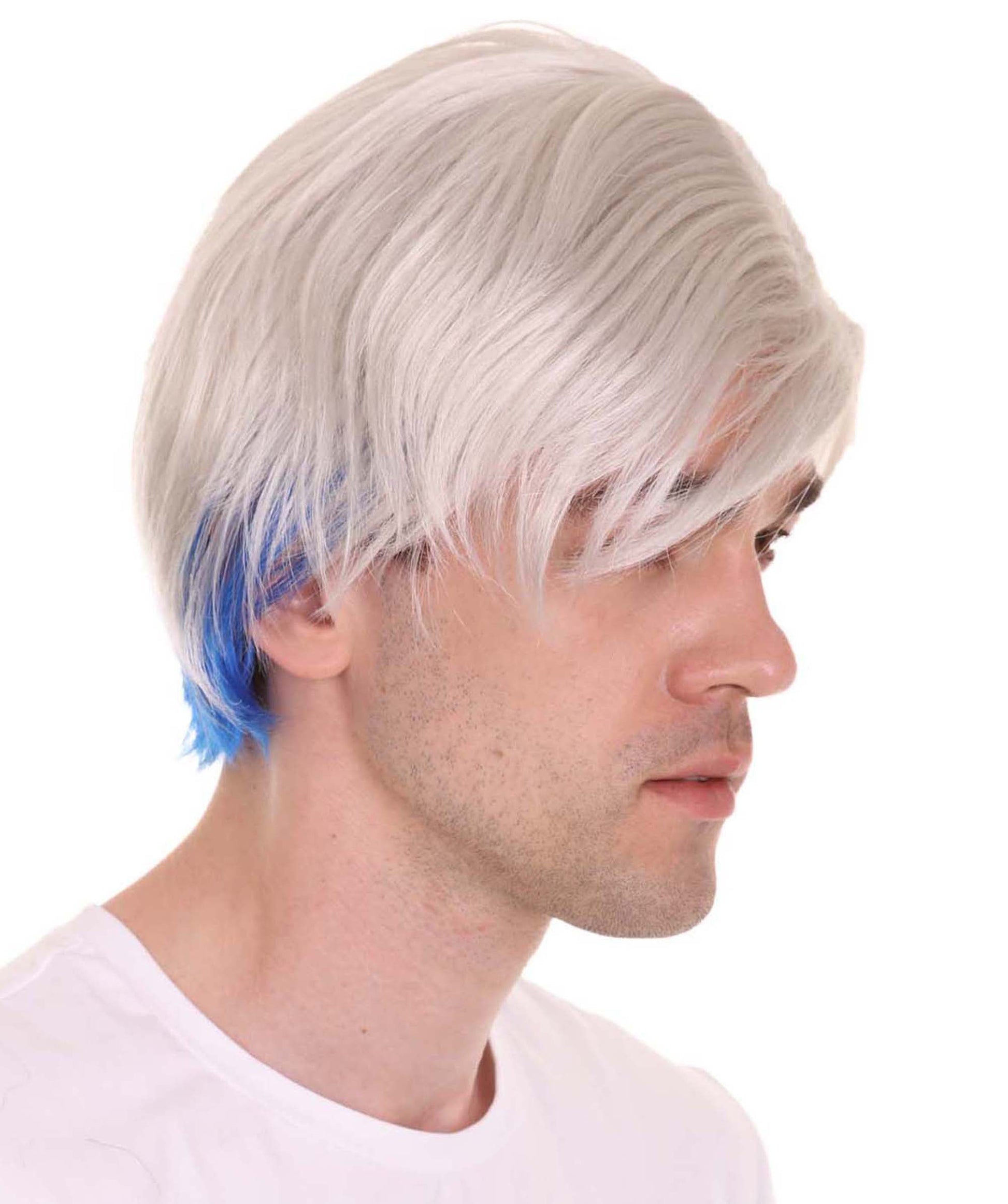 Silver Blue Wig