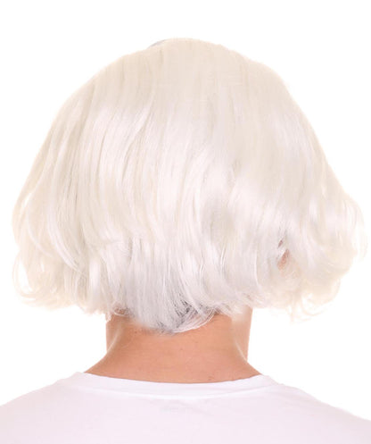 Old Fool Men Zombie Wig | White Scary Wigs