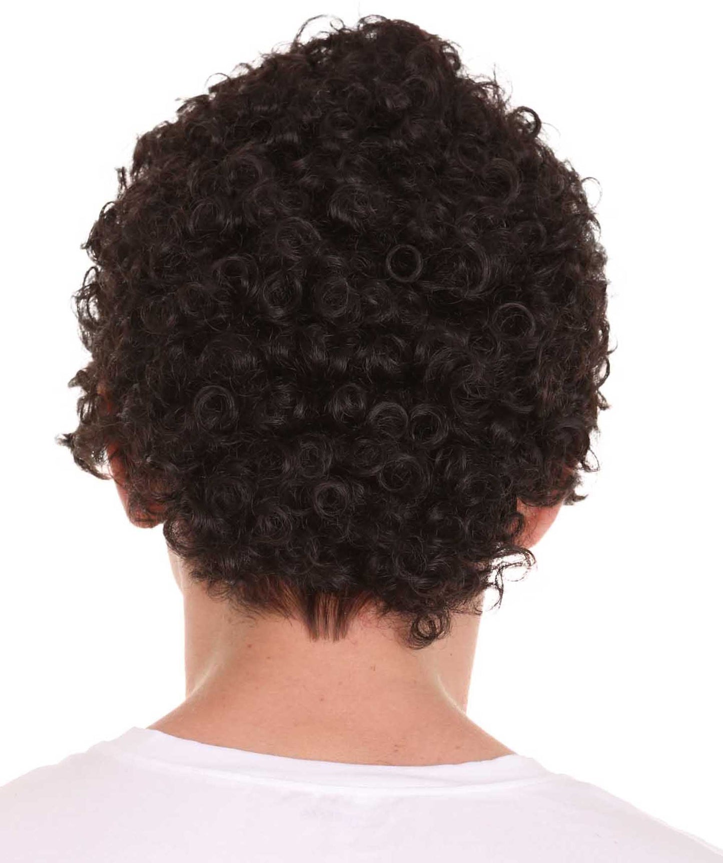 Crime Movie Afro Curly Wig | Brown TV/Movie Wigs | Premium Breathable Capless Cap