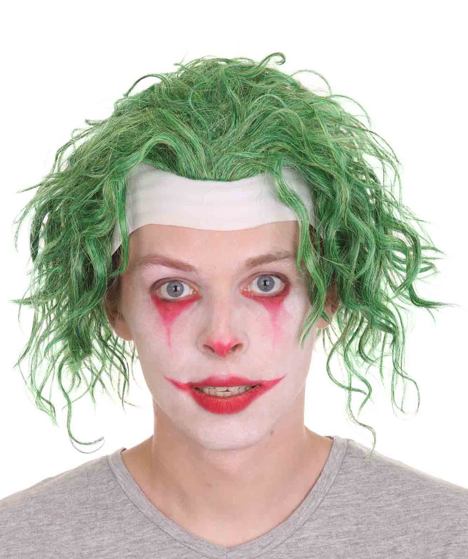 Men's TV Movie Jocker Green Wigs