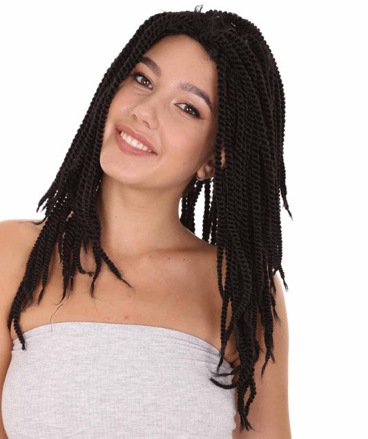 Long Black Dreadlock Women's Wig | Dramatical Dreadlock Wig | Premium Breathable Capless Cap