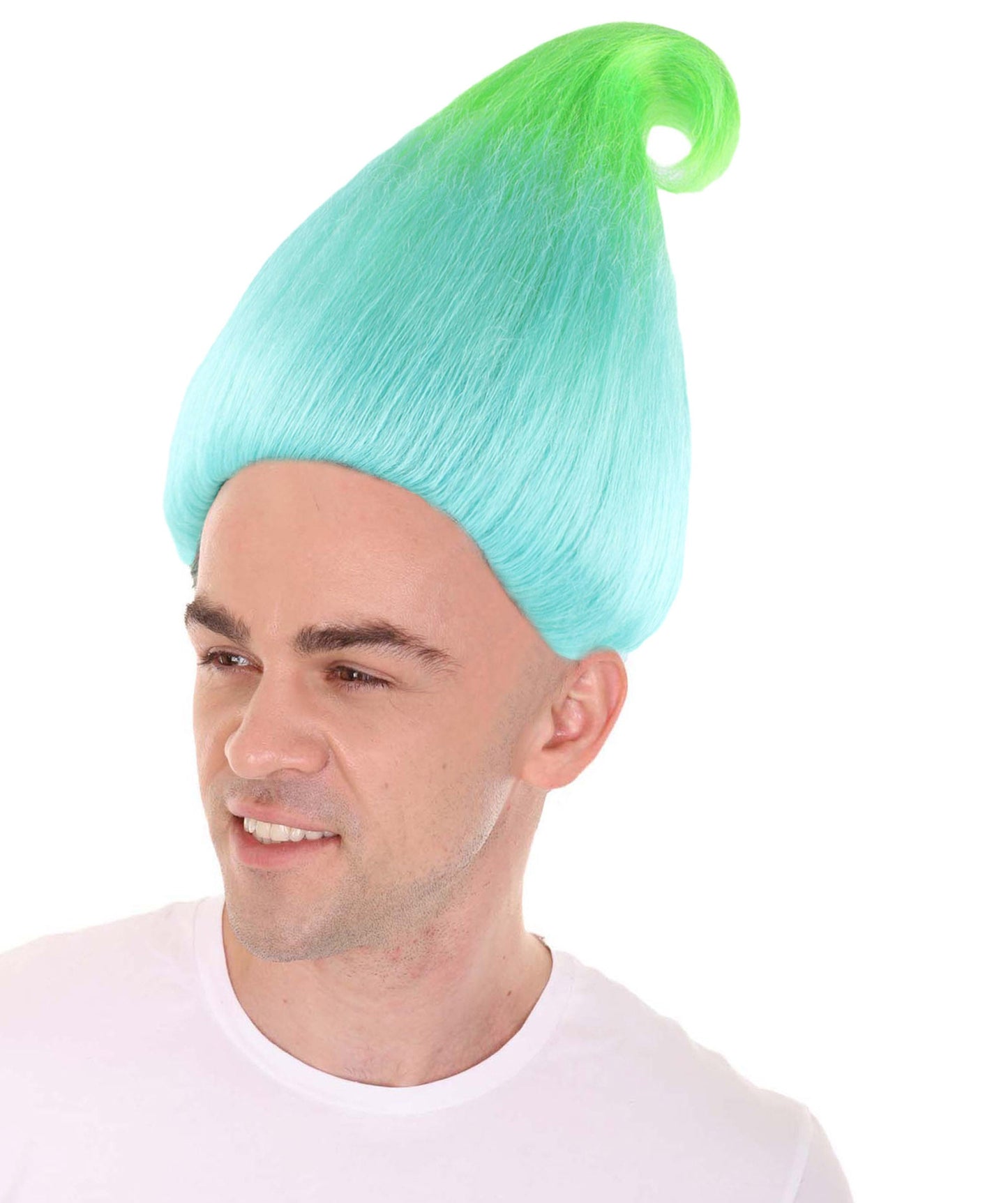 Unisex Troll Wig Collection , Assorted Colors Lots of Color Choices , Premium Breathable Capless Cap