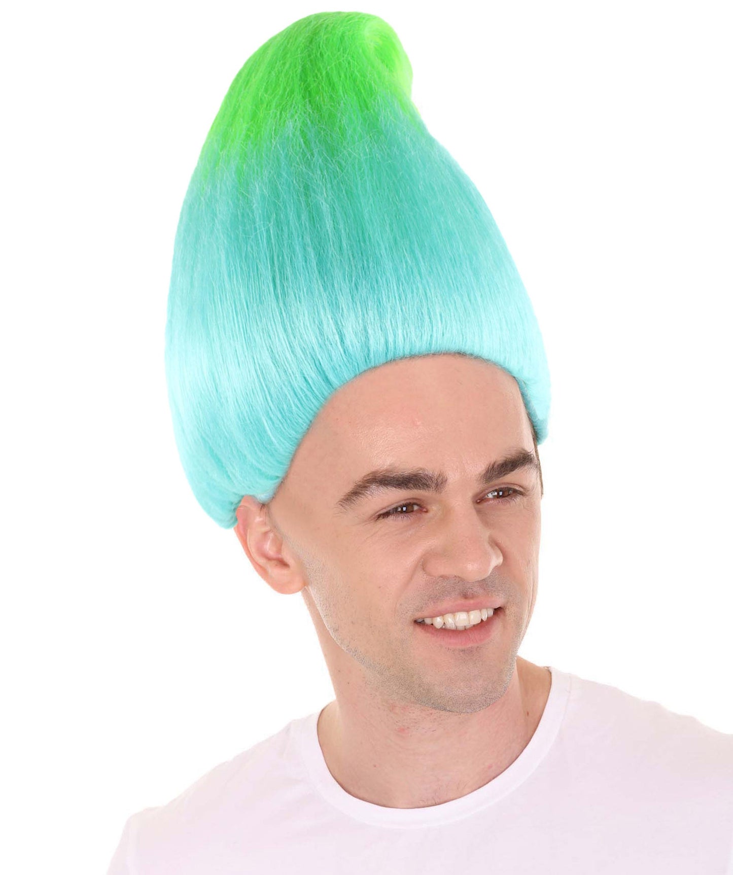 Unisex Troll Wig Collection , Assorted Colors Lots of Color Choices , Premium Breathable Capless Cap