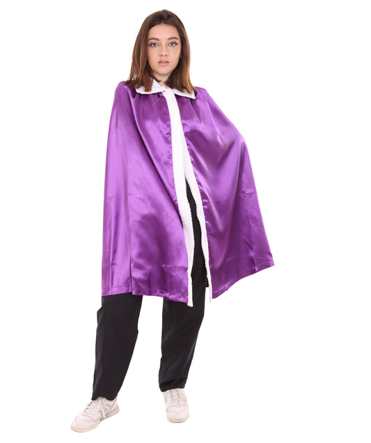 Purple/Black Queen Reversible Robe Costume