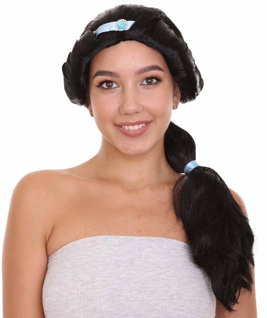 Princess Womens Wig | Medium Fancy Wig | Premium Breathable Capless Cap