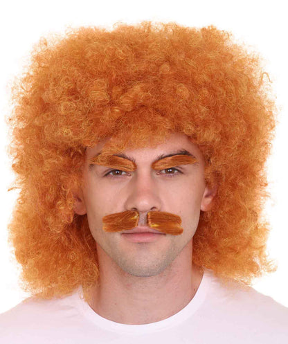 Orange Afro Wig