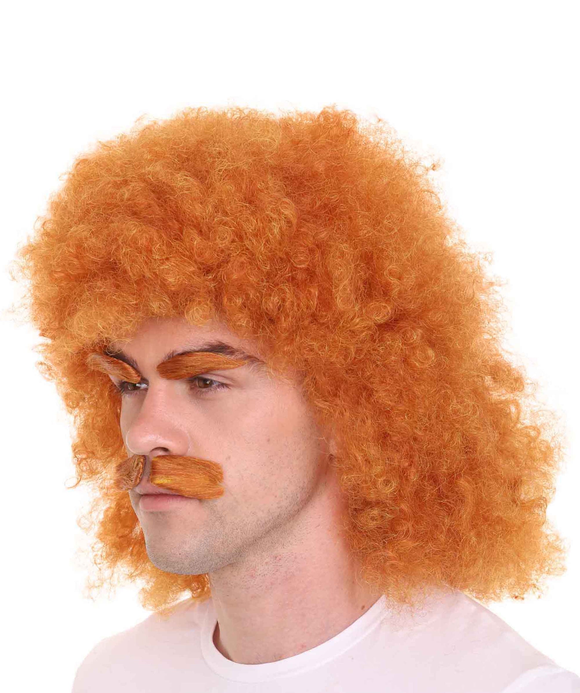 Orange Afro Wig