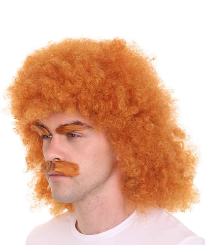 Orange Afro Wig