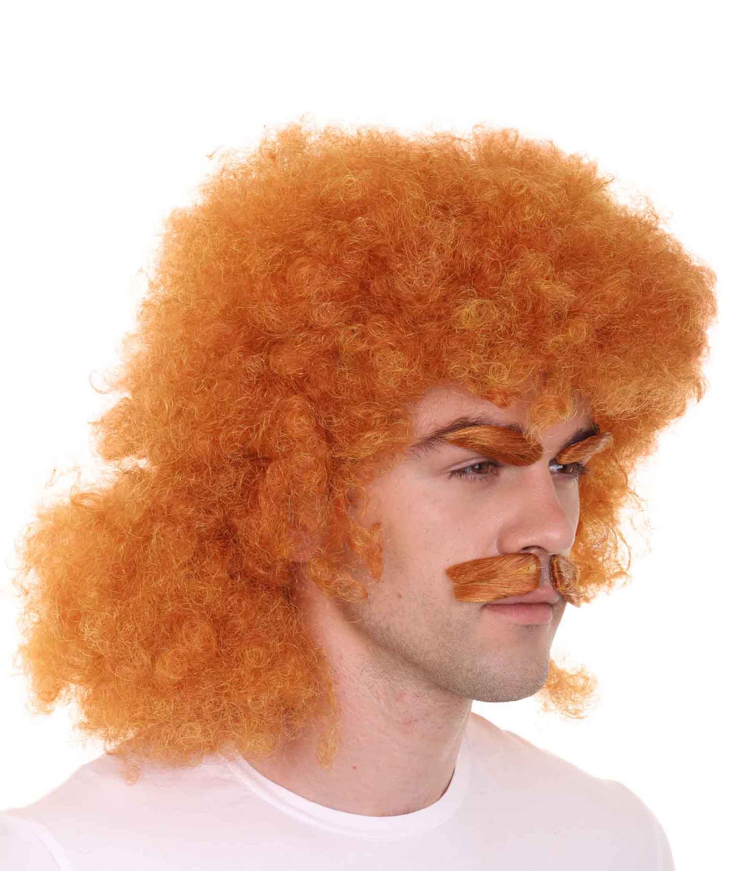 Orange Afro Wig