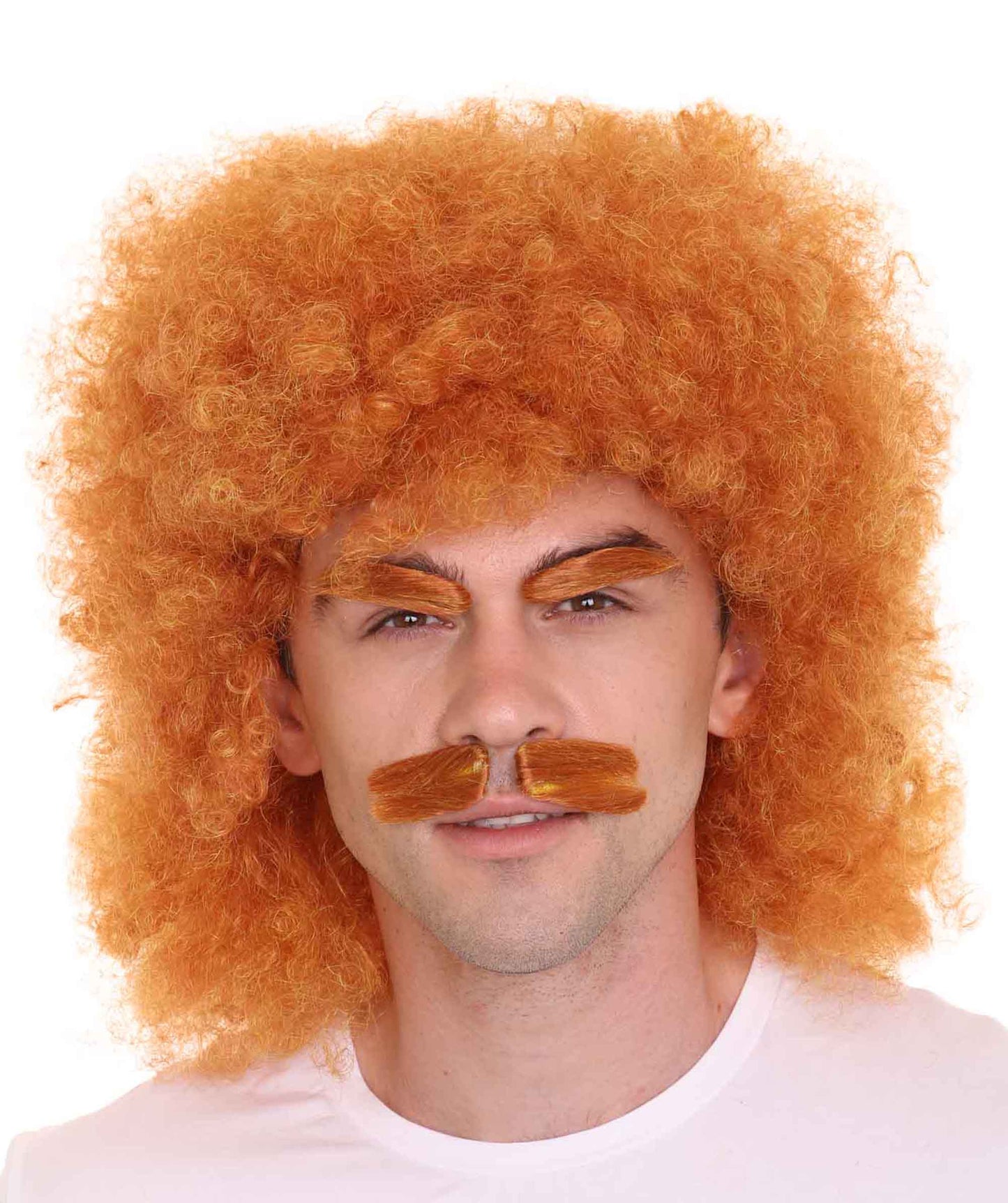 Orange Afro Wig