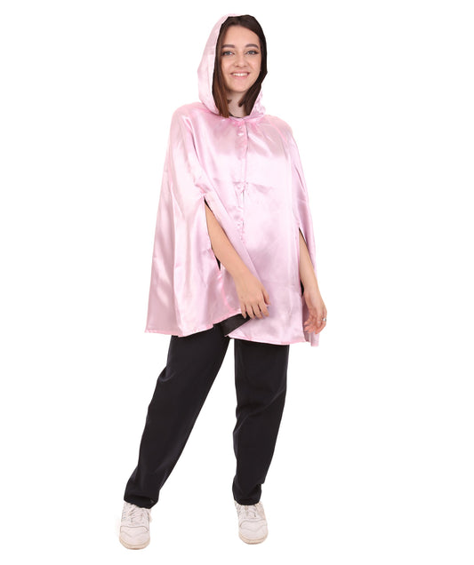 Pink Reversible Hooded Cape Costume