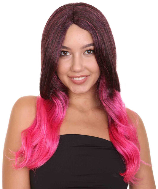 Fictional Galaxy Breathable Capless Designed Wig, Multi-color  Wig, Premium Breathable Capless Cap