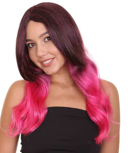 Fictional Galaxy Breathable Capless Designed Wig, Multi-color  Wig, Premium Breathable Capless Cap