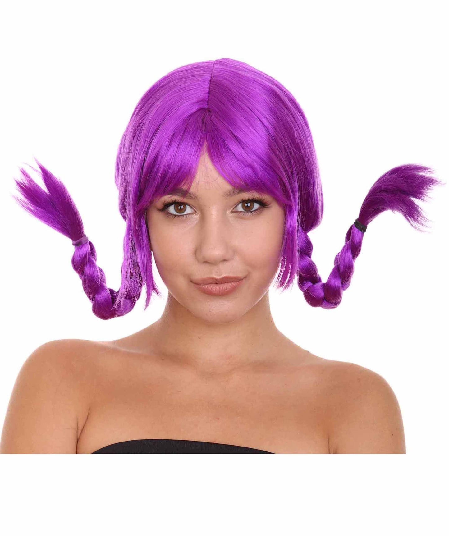 Neon Purple Bavarian Girl Women's Wig