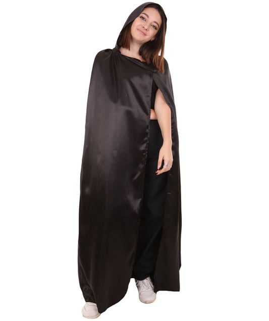 Black Hooded Cape Costume